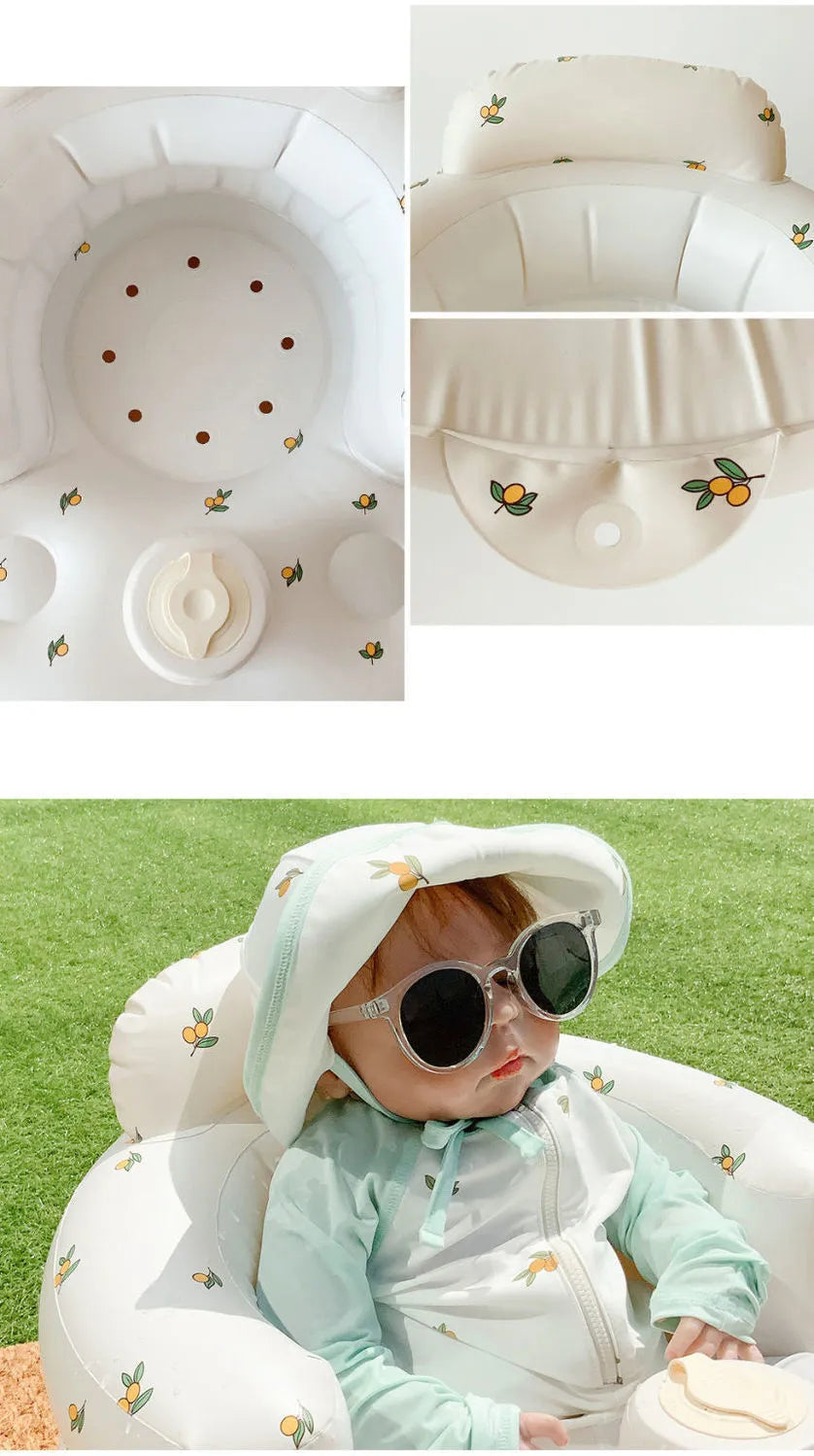 Inflatable Baby Chair for Dining &amp; Bath